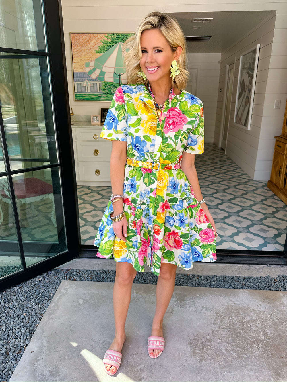 ROSES IN FULL BLOOM DRESS