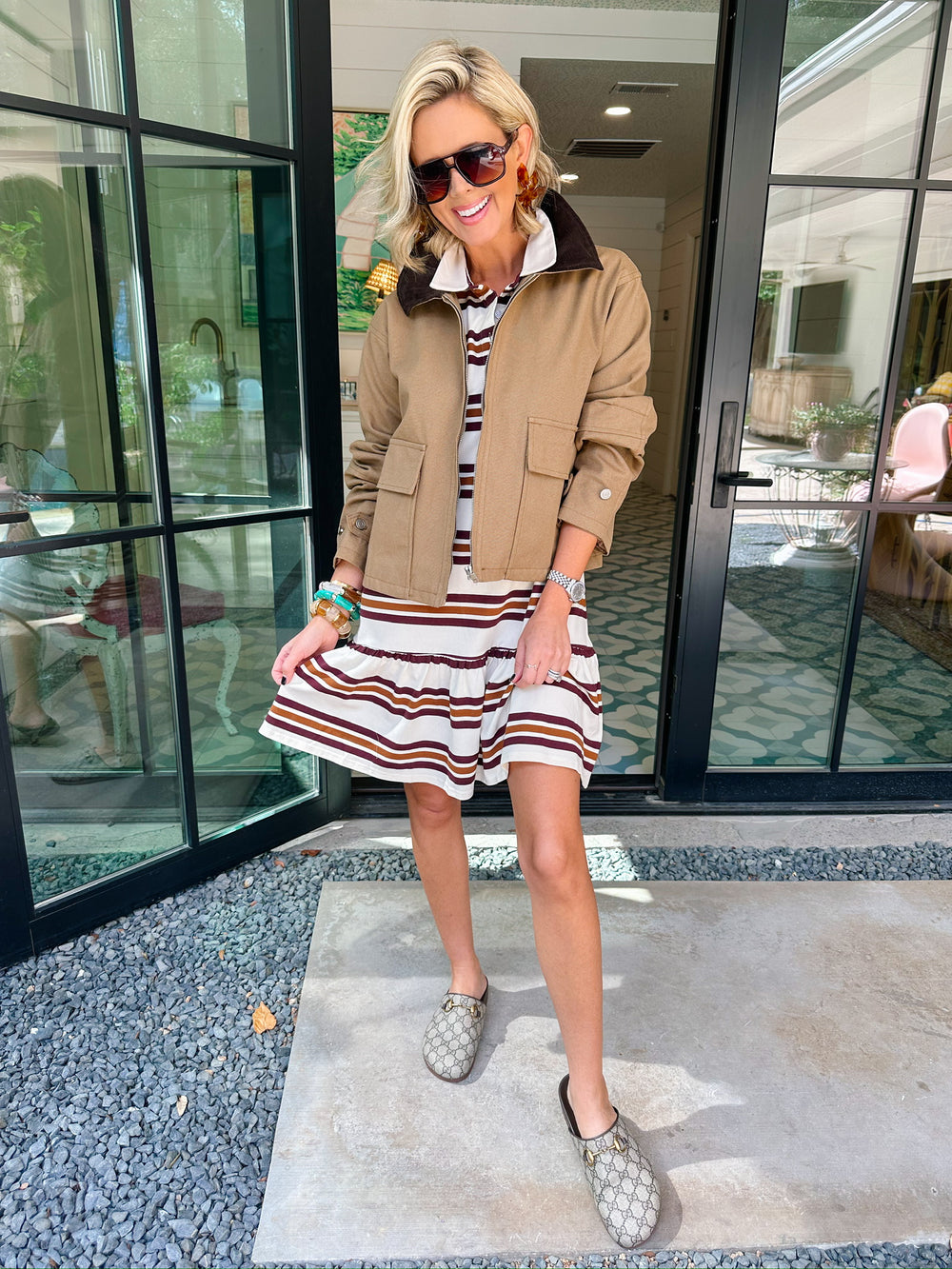 MAKE IT MODERN BARN JACKET - BROWN