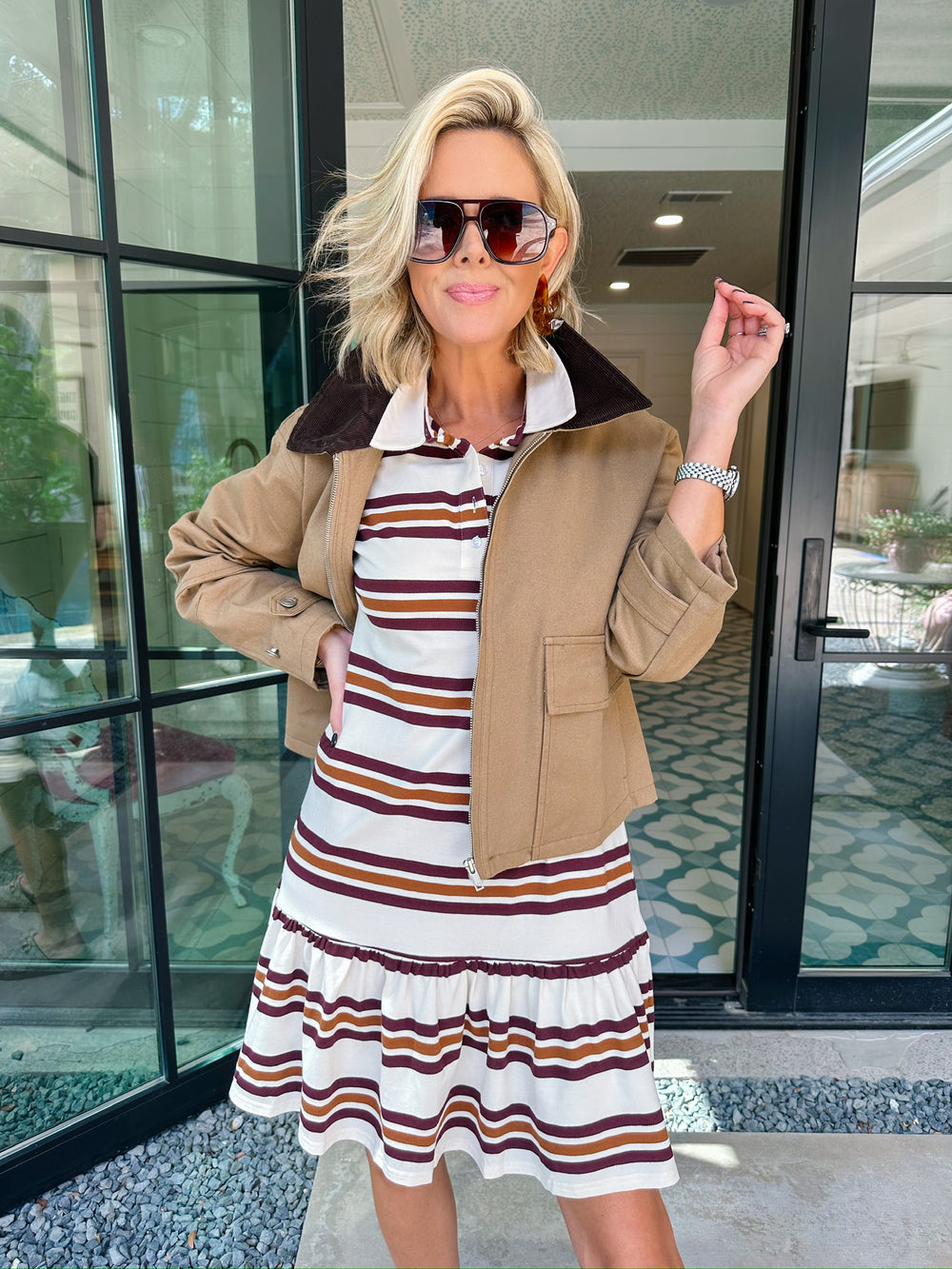 MAKE IT MODERN BARN JACKET - BROWN