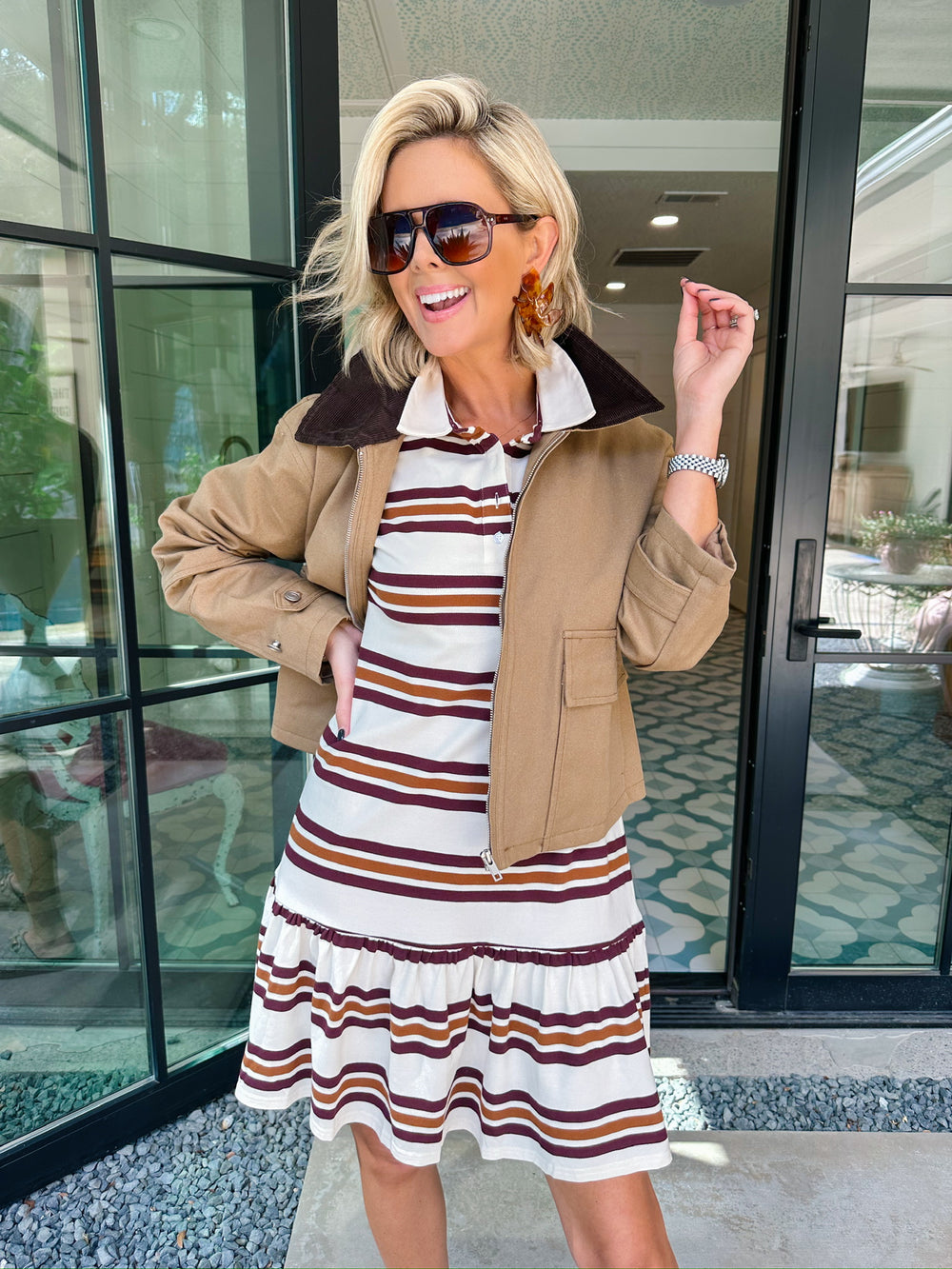 MAKE IT MODERN BARN JACKET - BROWN