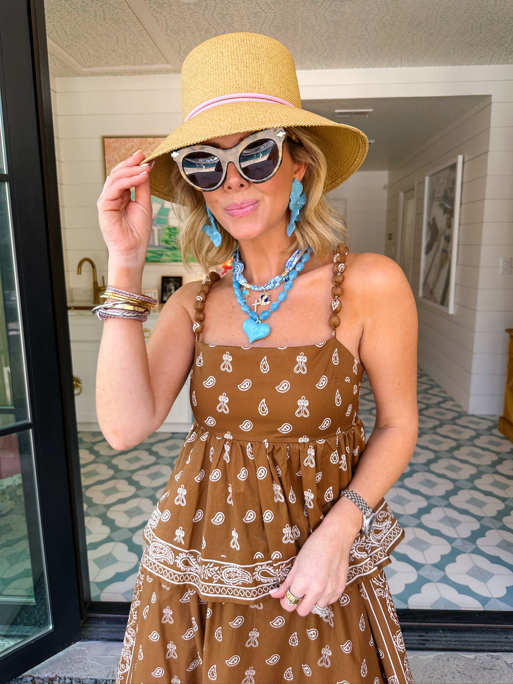 GONE WITH THE WIND PAISLEY MIDI SKIRT SET