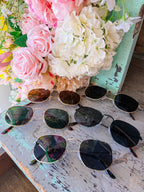 HILLARY HEXAGONAL POLARIZED SUNGLASSES