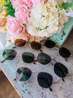 HILLARY HEXAGONAL POLARIZED SUNGLASSES
