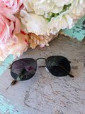 HILLARY HEXAGONAL POLARIZED SUNGLASSES