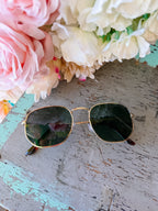 HILLARY HEXAGONAL POLARIZED SUNGLASSES