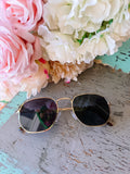 HILLARY HEXAGONAL POLARIZED SUNGLASSES