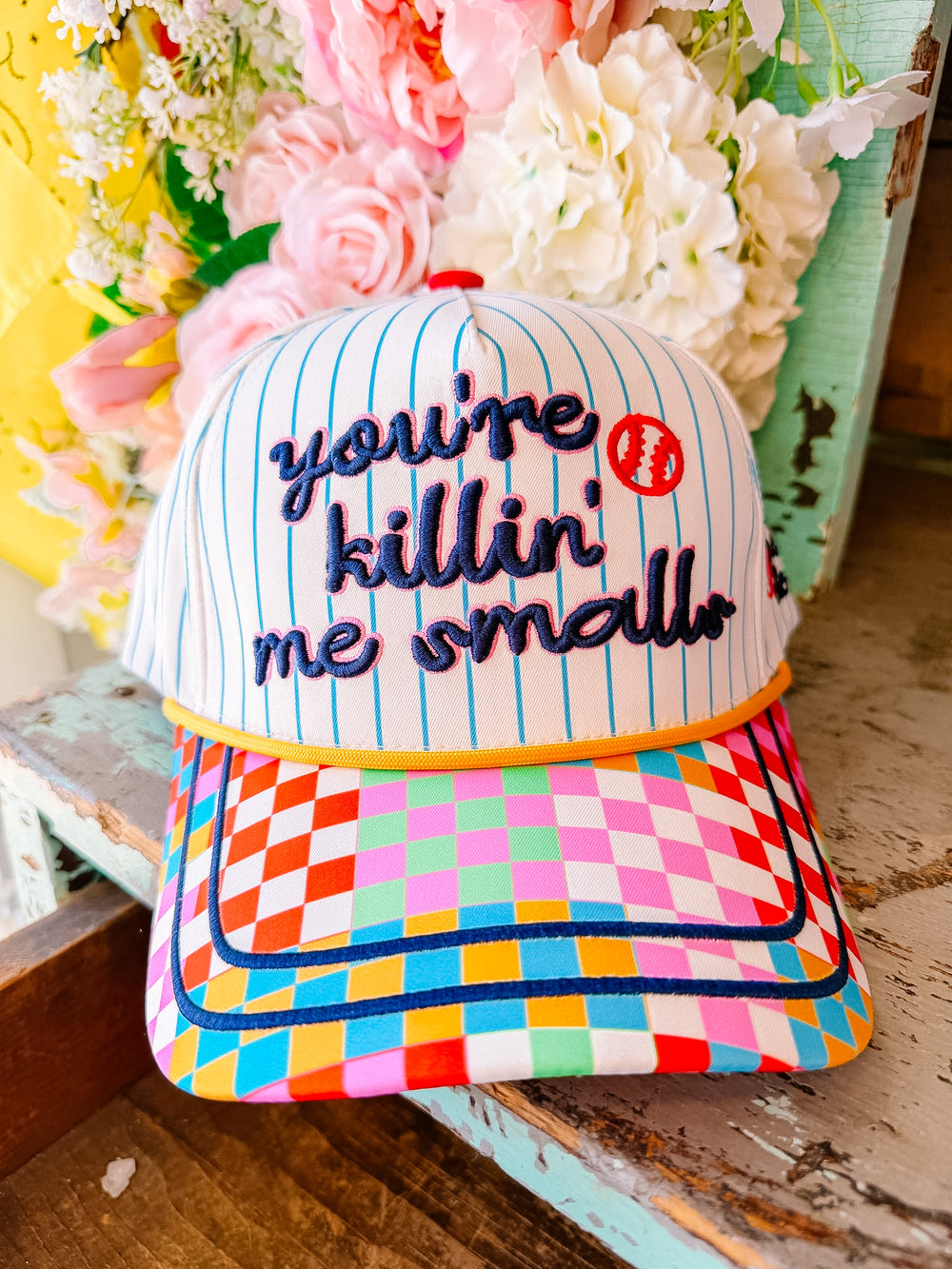YOU'RE KILLIN ME SMALLS PATTERN PLAY TRUCKER HAT
