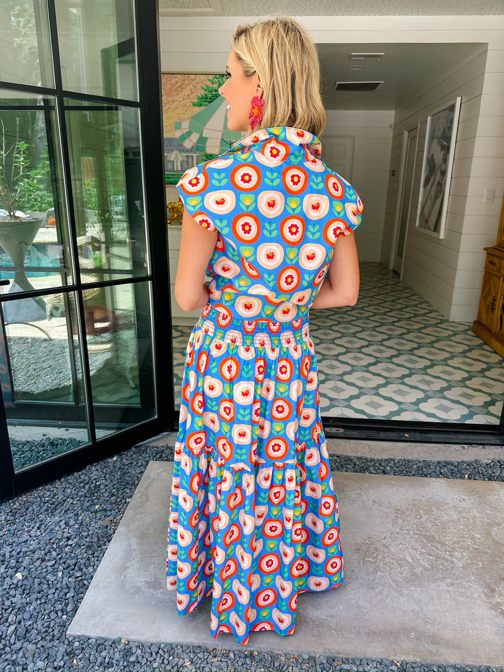 AERIN BLOOM IN JOY MAXI SKIRT SET