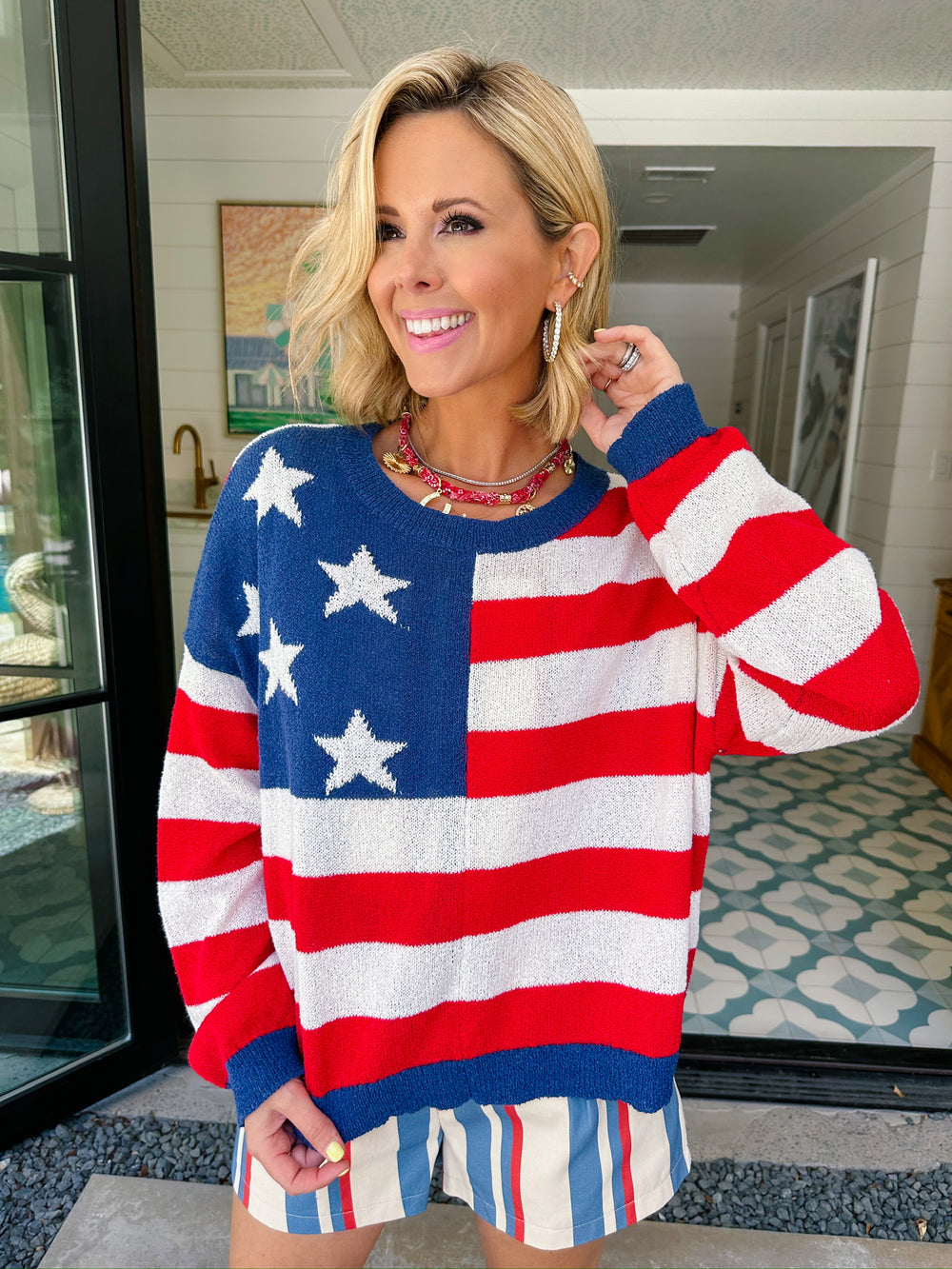 ALL AMERICAN DARLING SWEATER