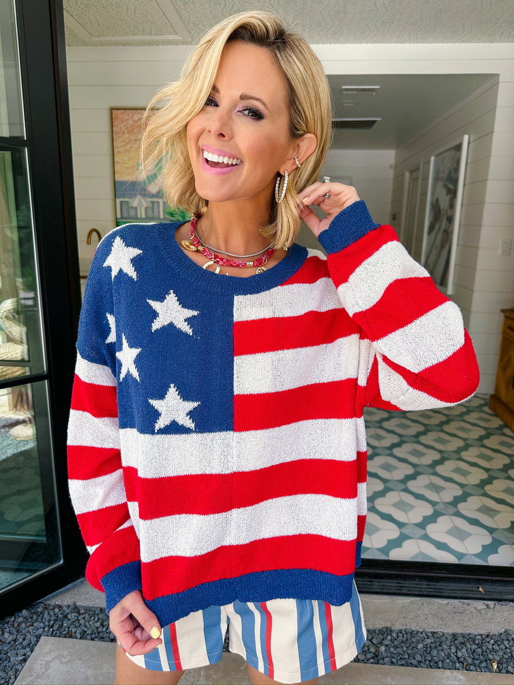 ALL AMERICAN DARLING SWEATER