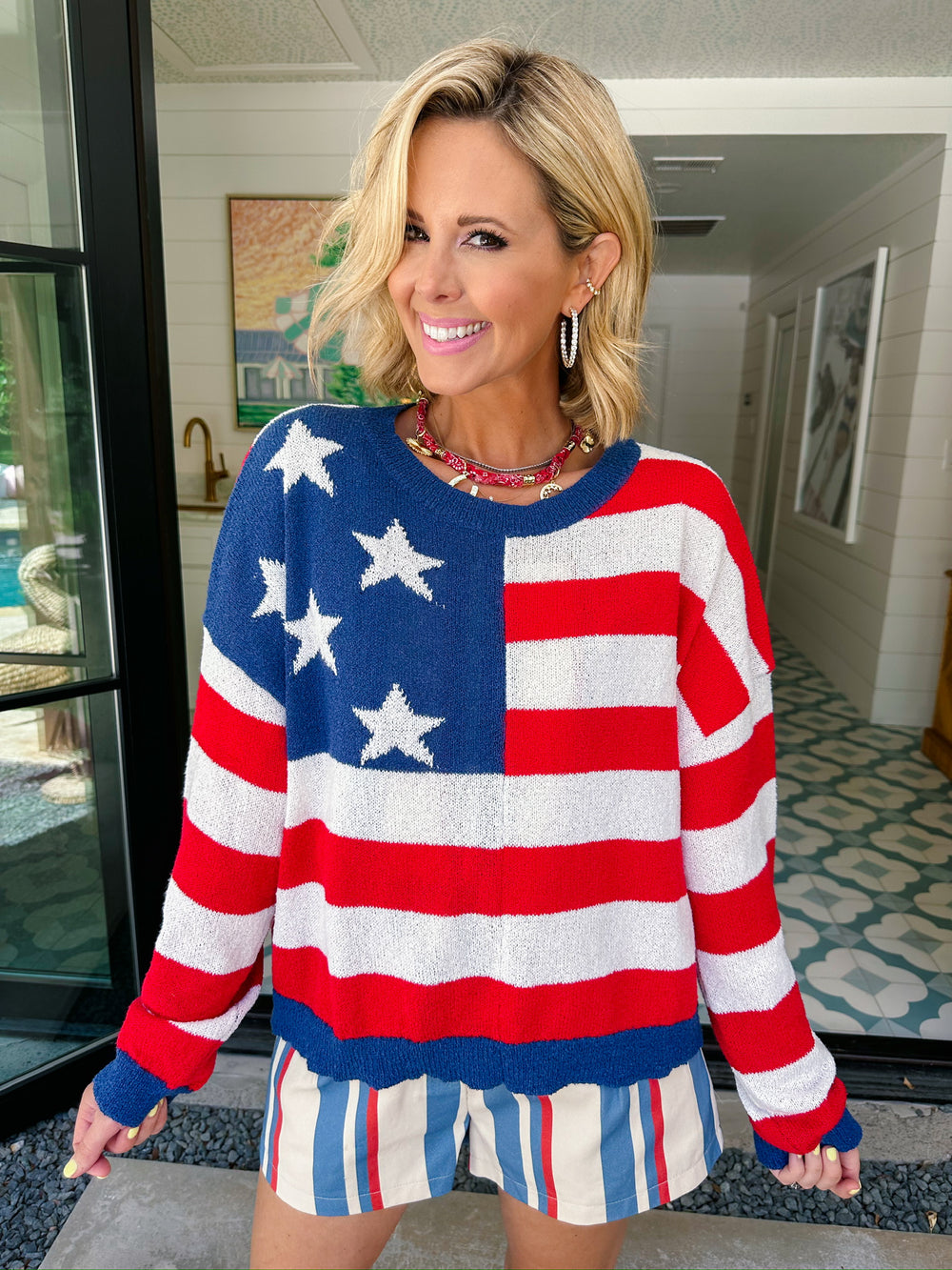 ALL AMERICAN DARLING SWEATER