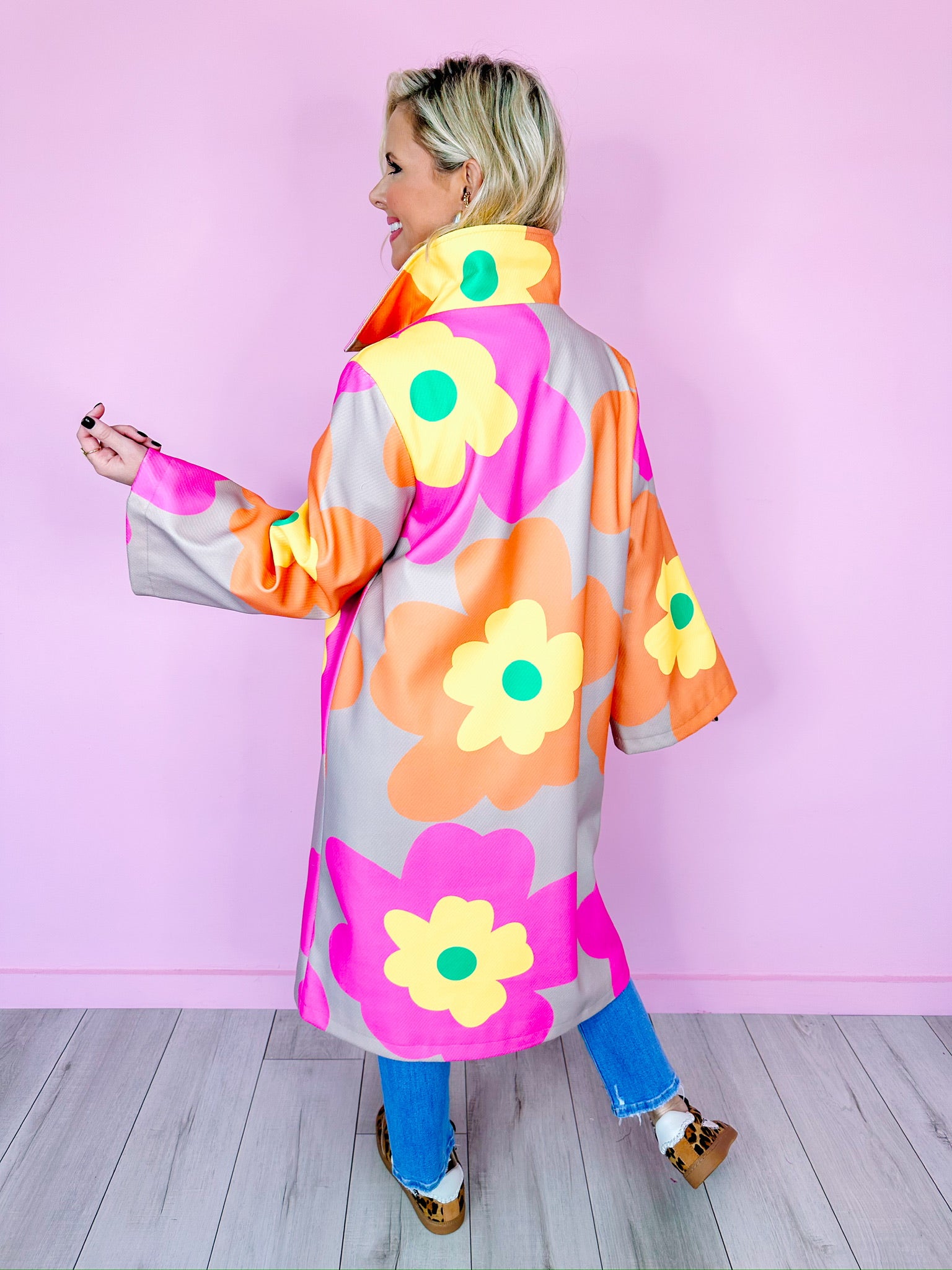 ALLIE BOLD FLORAL COAT