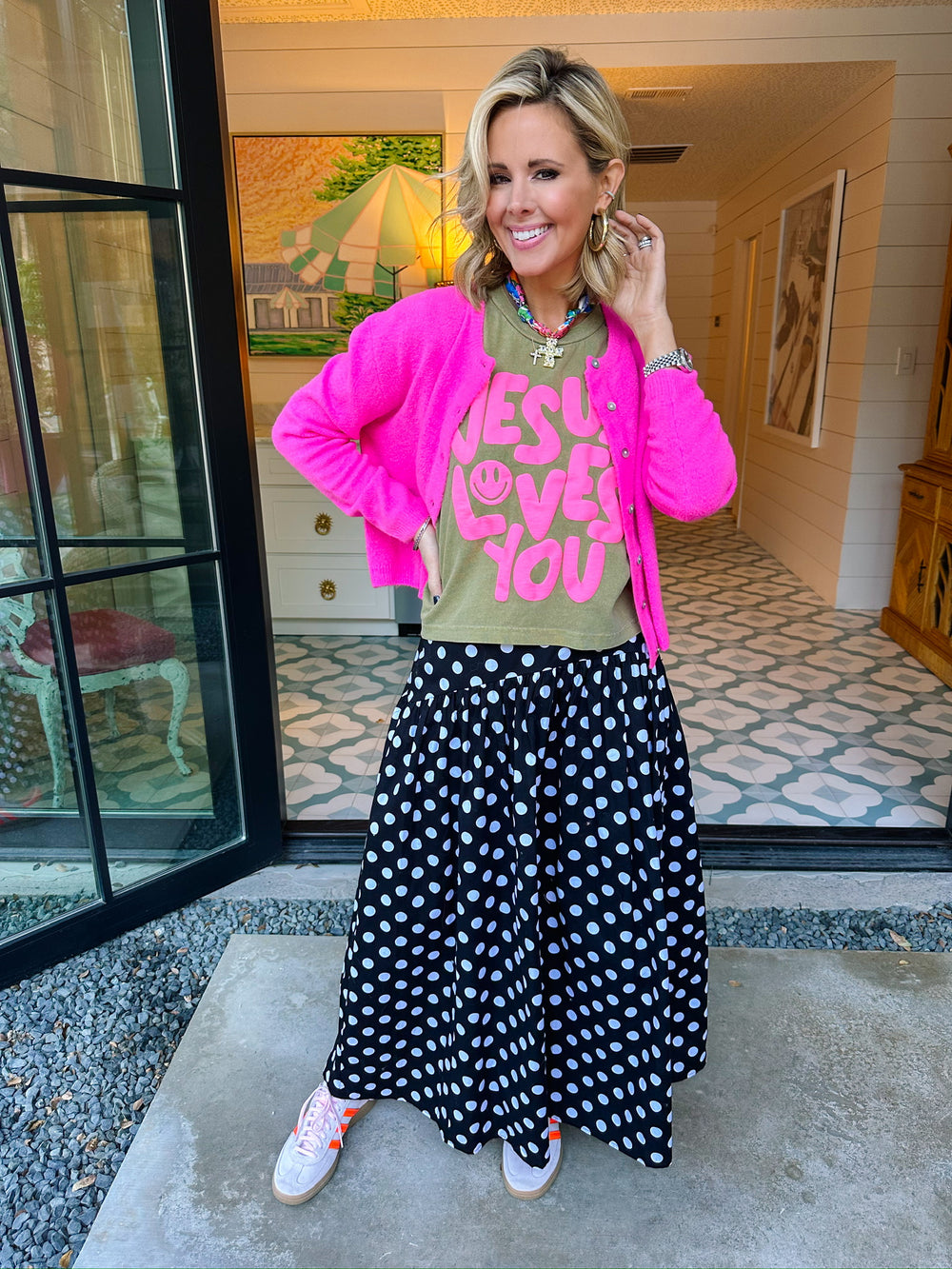 ELLA CARDIGAN - PINK