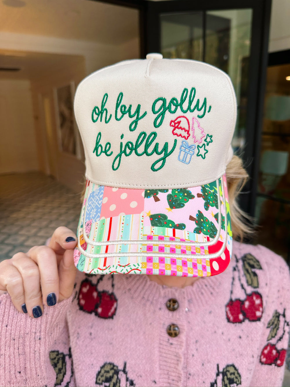 OH BY GOLLY PATTERN PLAY CANVAS TRUCKER HAT