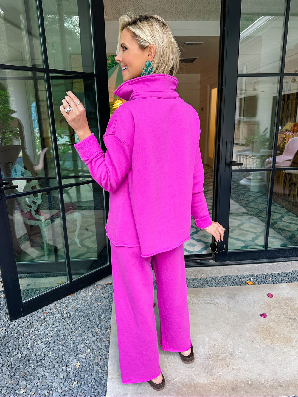 LOUNGE QUEEN PANT SET - ORCHID