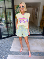 REEL GOOD DAY MUSCLE TEE - YELLOW
