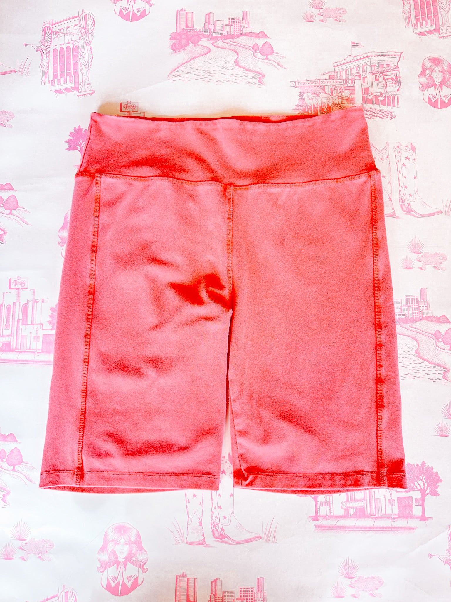 JUST RELAX BIKER SHORTS - CHERRY TOMATO