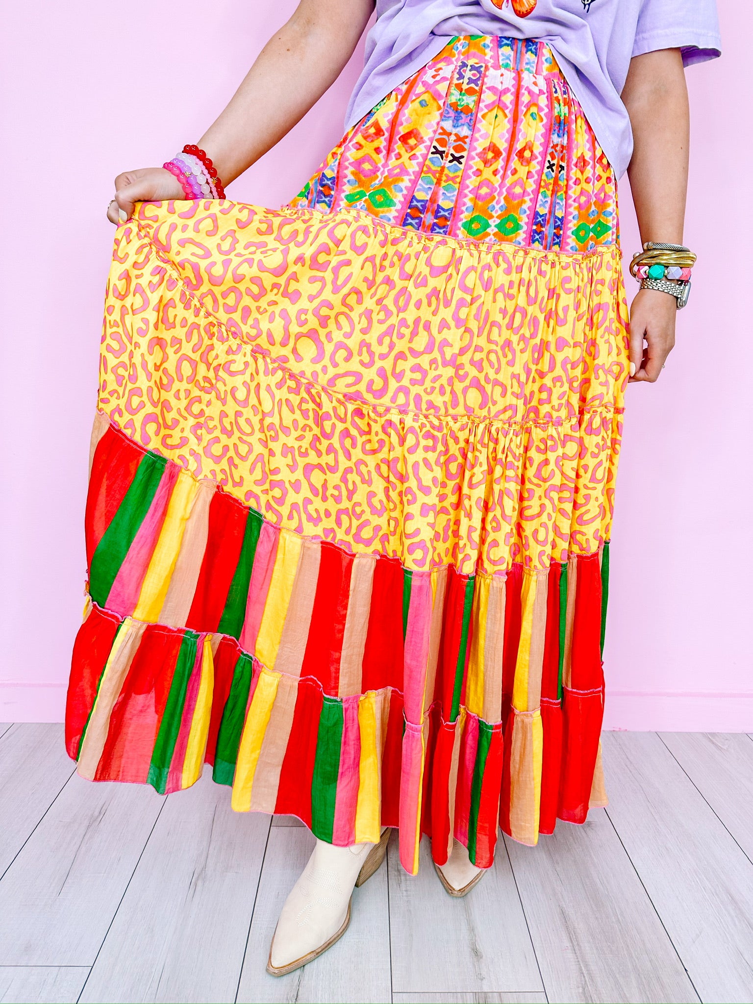 COSTA SKIRT OF MANY COLORS AND PRINTS
