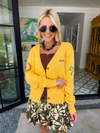 LUCKY BABY HORSE CARDIGAN - YELLOW
