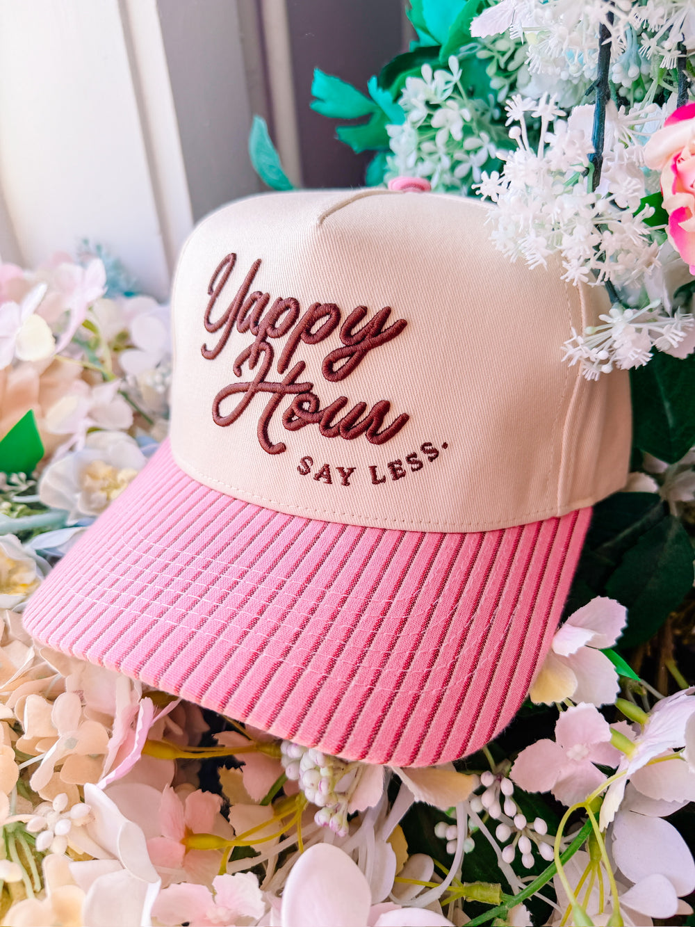 YAPPY HOUR CANVAS TRUCKER HAT