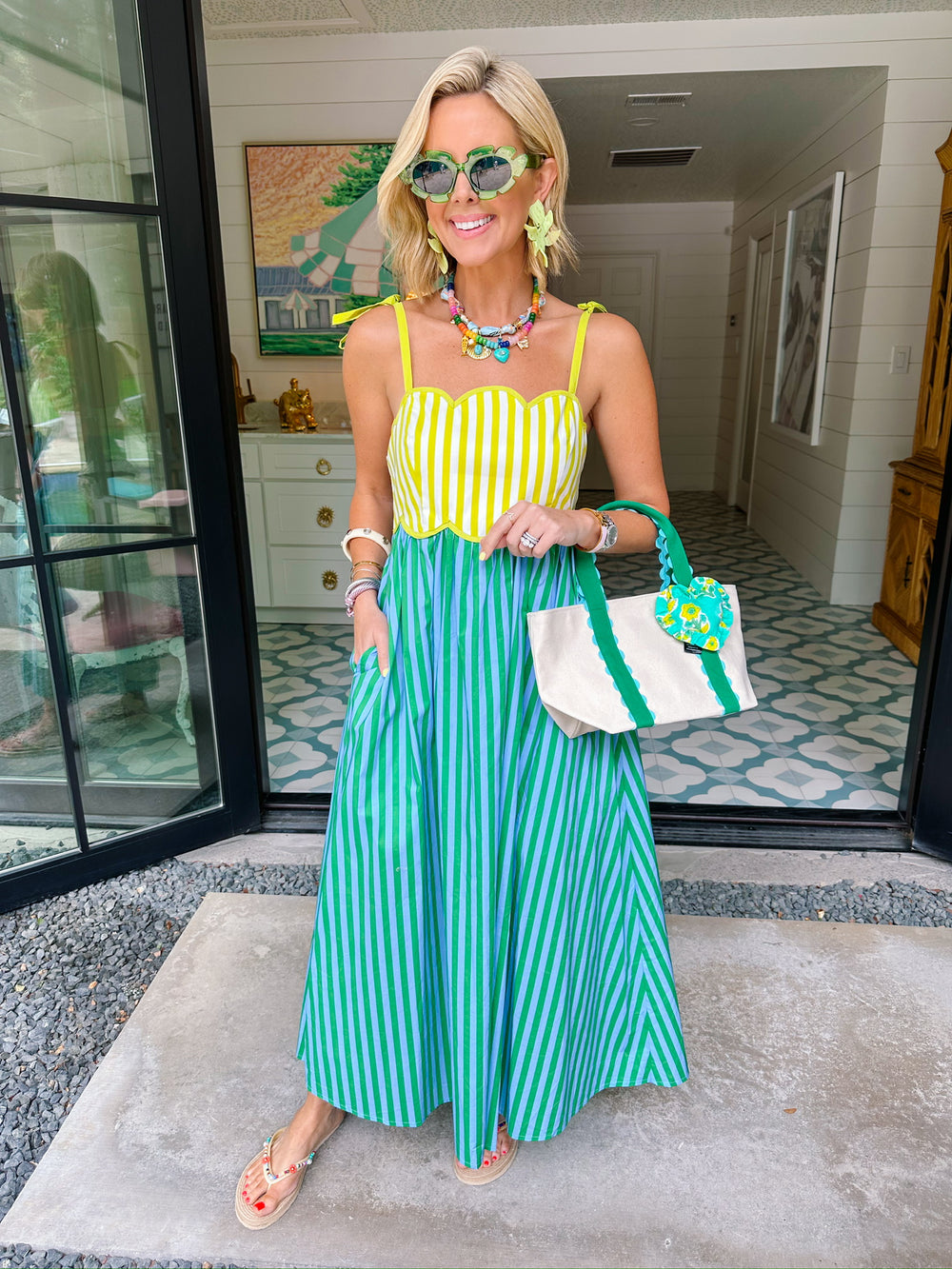 POPPY MINI TOTE - GREEN