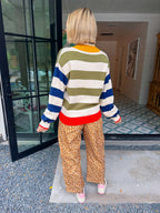 BLAKELY FAWN BARREL JEANS - BROWN