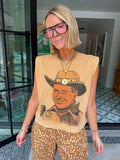BOUJEE COWBOY TEE - MUSTARD