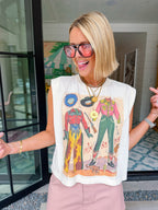 RODEO DRESS UP MUSCLE TEE