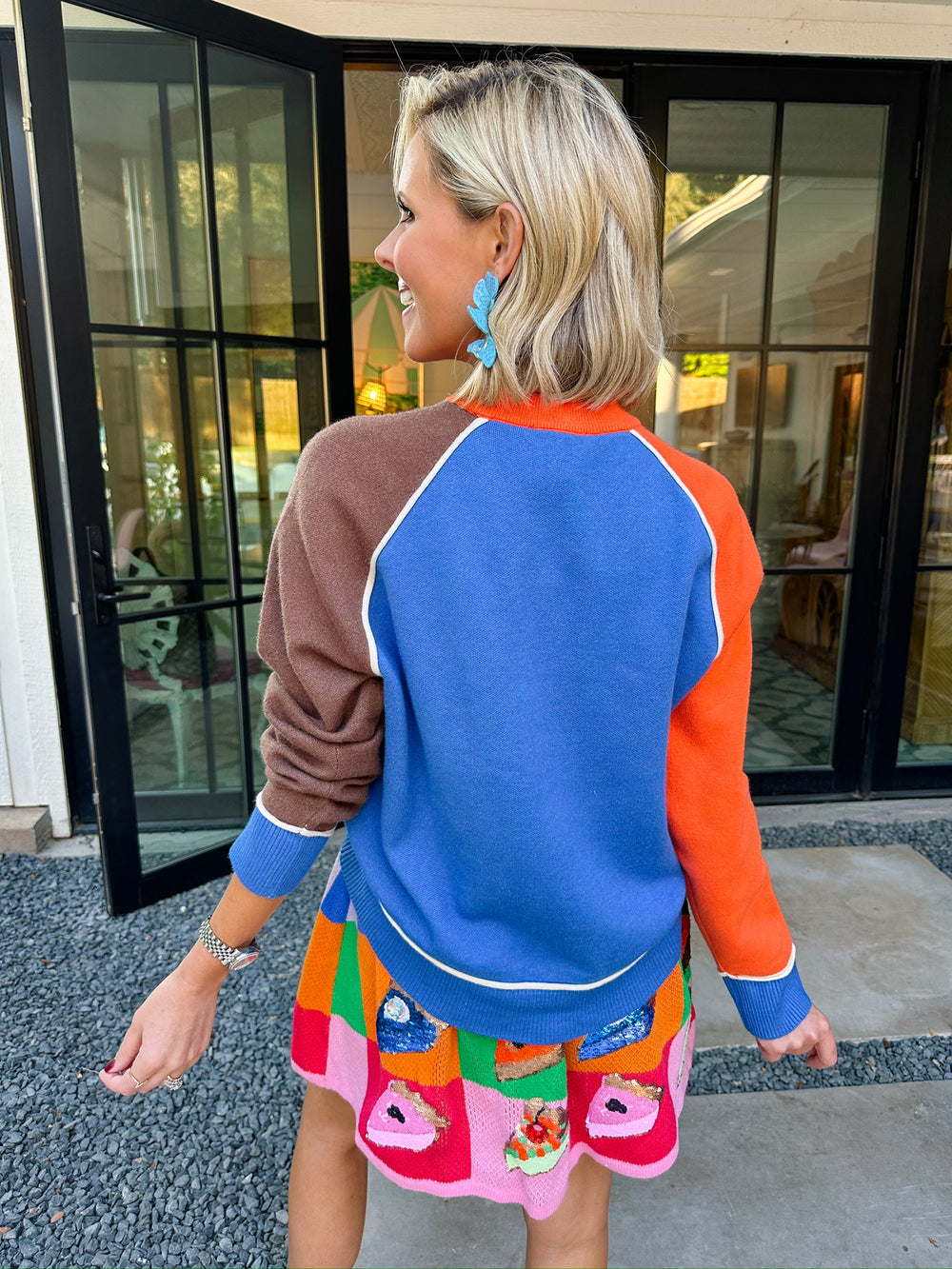 PIECE OF PIE COLORBLOCK SKIRT