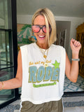 AIN'T MY FIRST RODEO MUSCLE TEE - IVORY