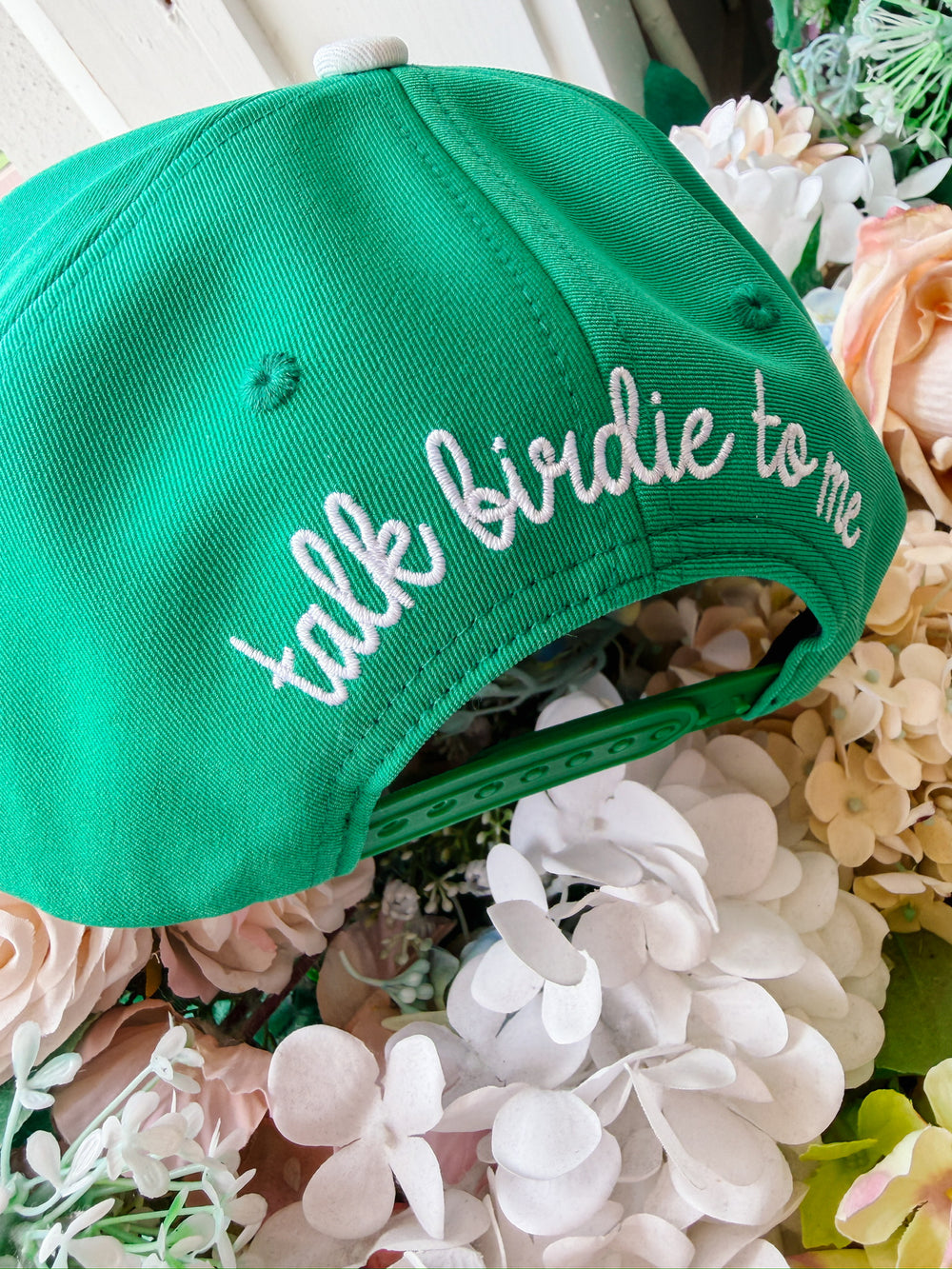 CLUBBIN PATTERN PLAY CANVAS TRUCKER HAT - GREEN