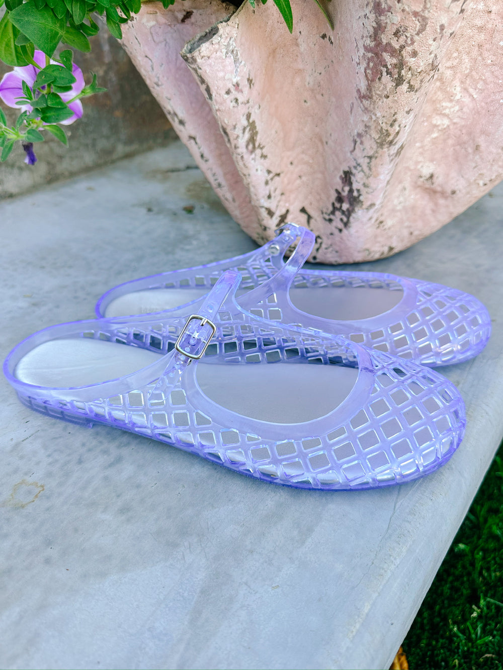 MISS MARY JANE SANDAL  - CLEAR