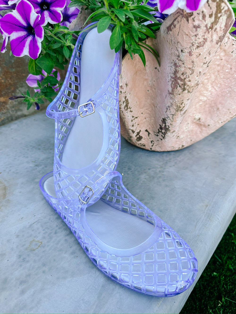 MISS MARY JANE SANDAL  - CLEAR