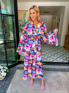 PORTRAIT MODE COLORFUL PANT SET