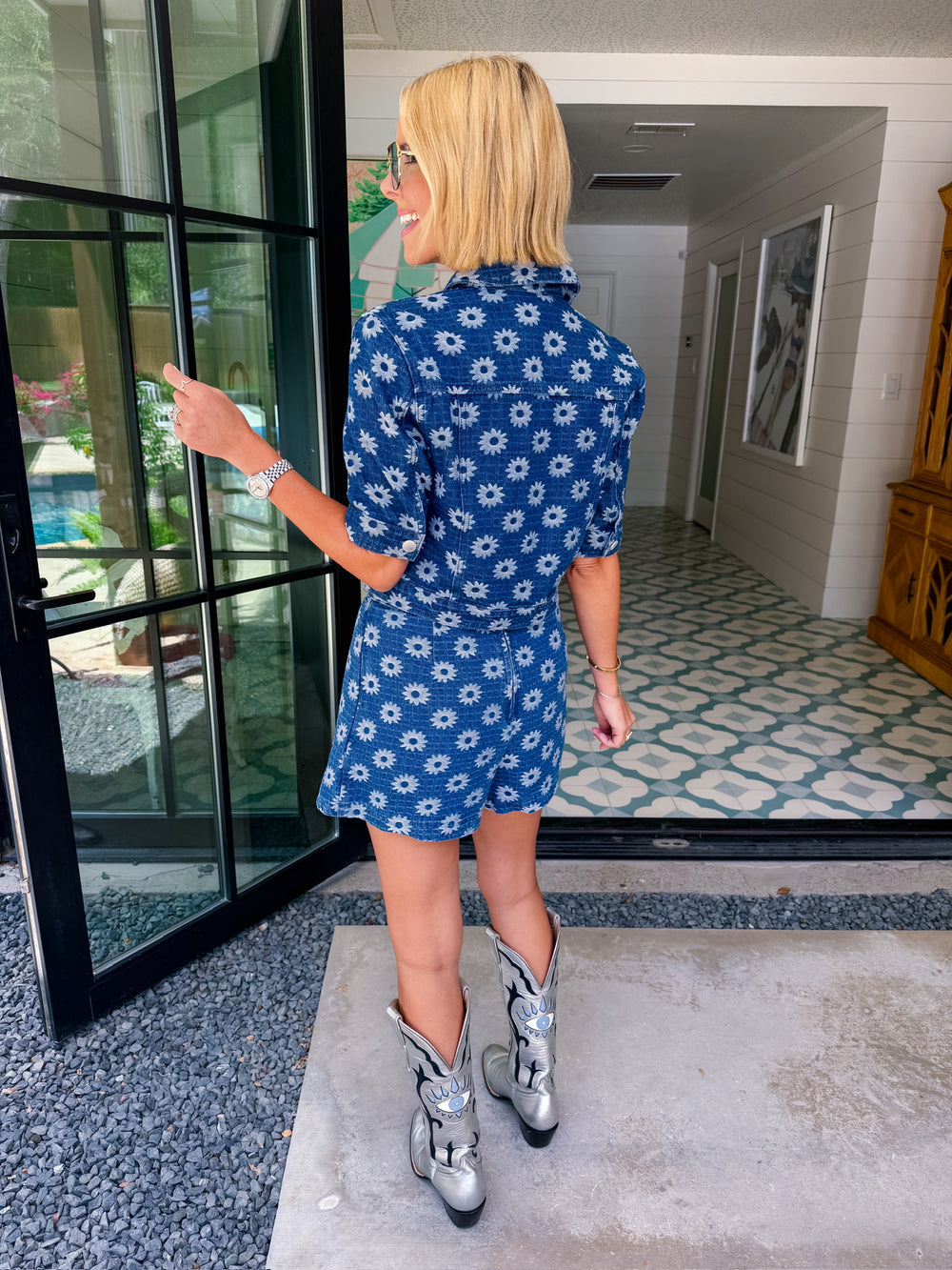 DAISY DAYS DENIM SKORT SET