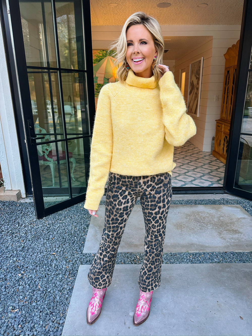 SOFT AS BUTTER TURTLENECK SWEATER - YELLOW
