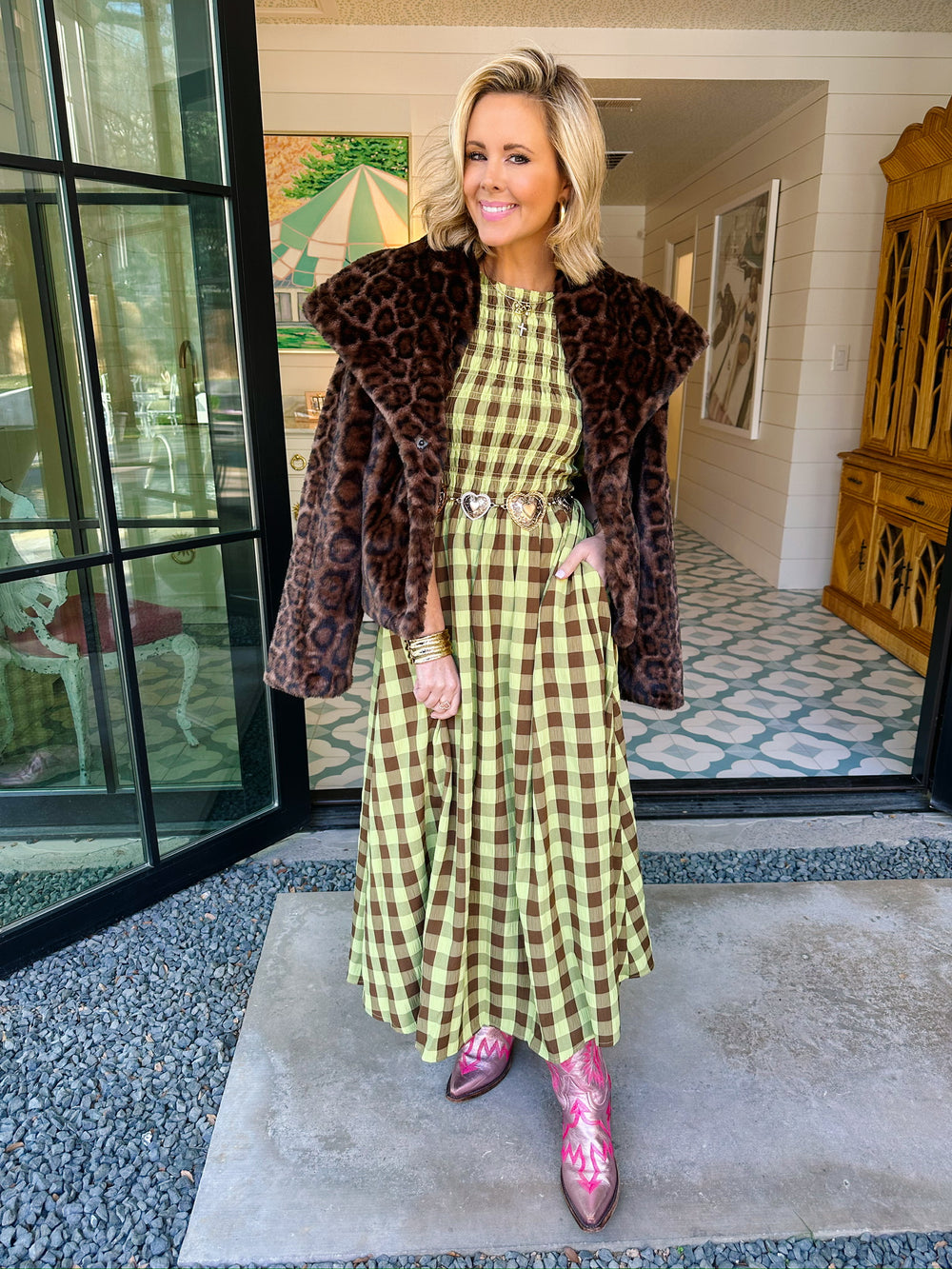 LUCY FUR LEOPARD JACKET