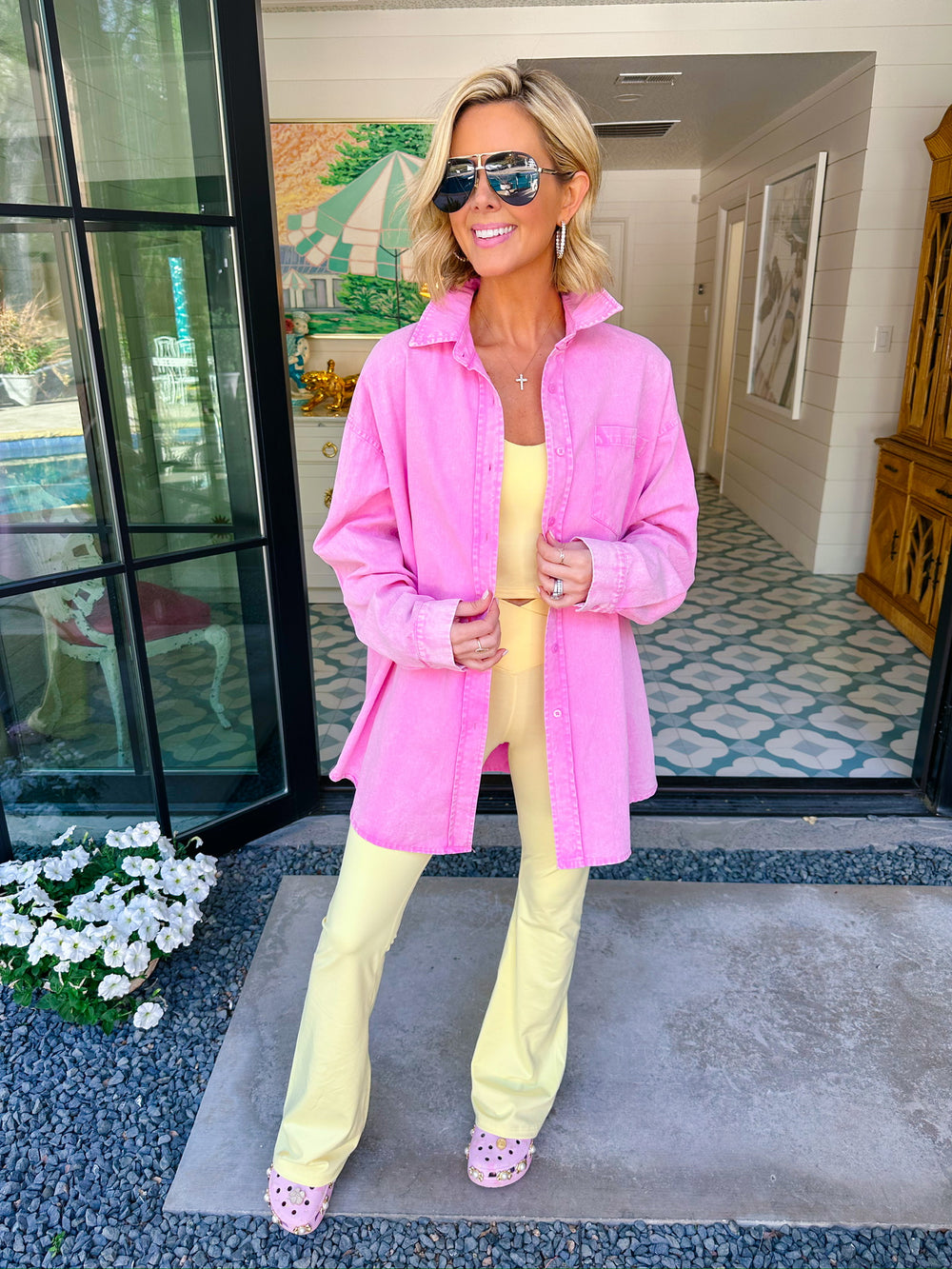 CORE CONFIDENCE FLARE LEGGING SET - YELLOW