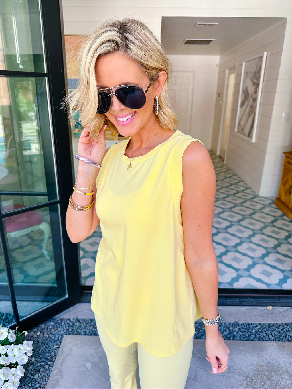 TANA TANK TOP - YELLOW