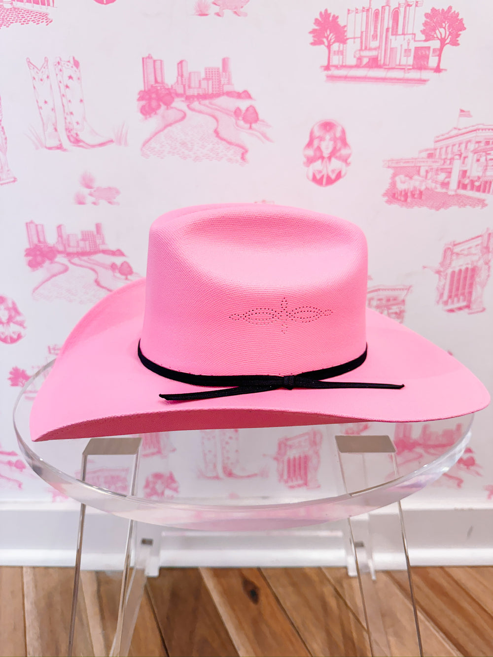 PIONEER WESTERN COWBOY HAT - PINK