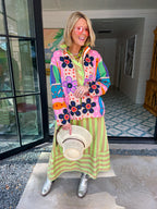 HEIDI COLORBLOCK FLORAL JACKET