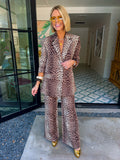 COMMAND THE ROOM LEOPARD PANT SET