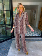 COMMAND THE ROOM LEOPARD PANT SET