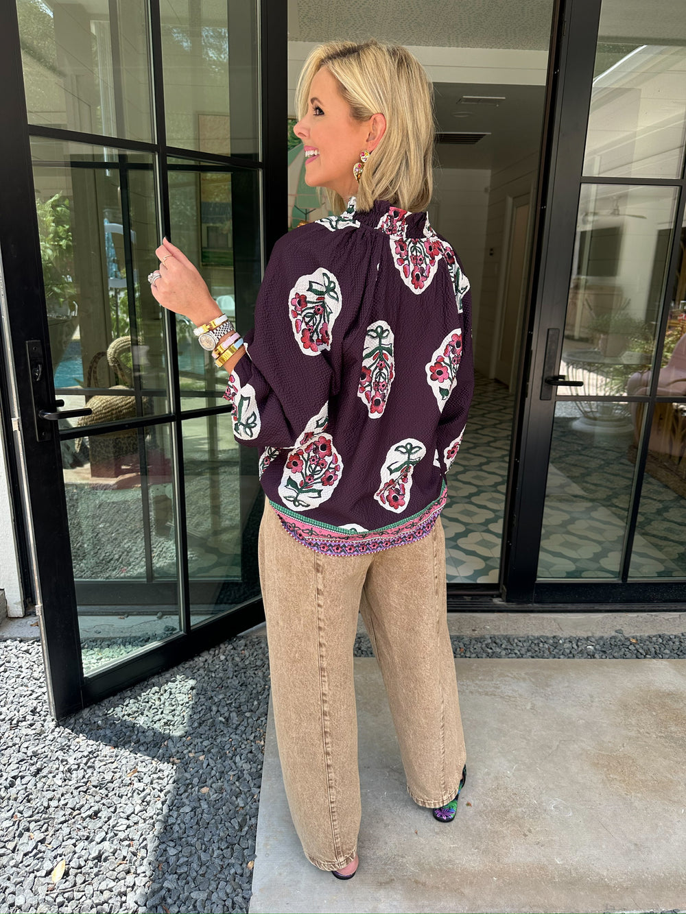 BRIANNA BARREL JEANS - CAMEL