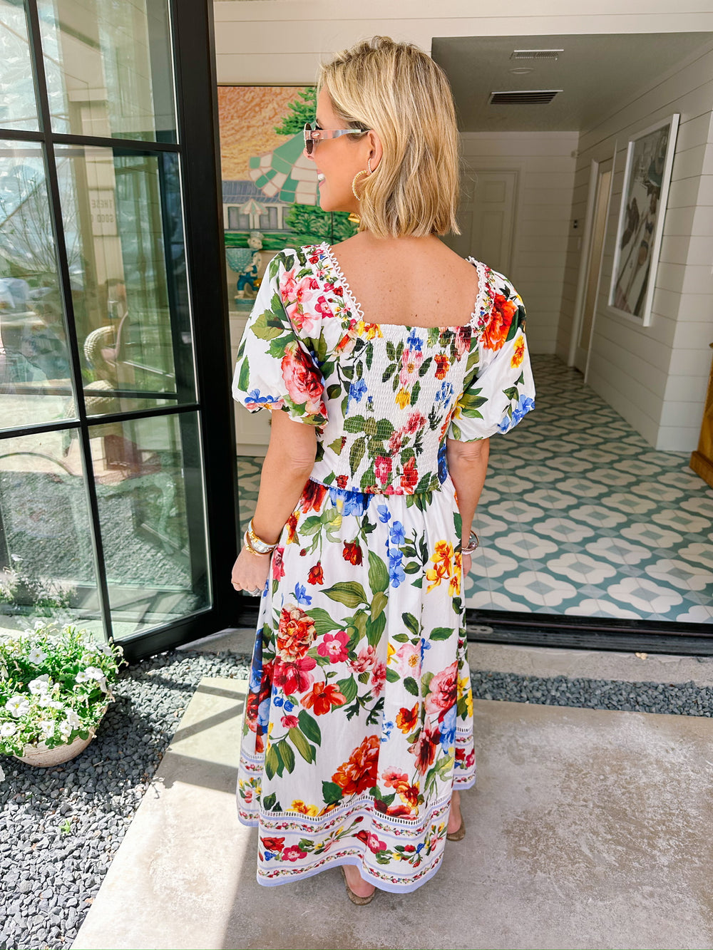 WRITTEN WITH LOVE FLORAL MIDI SKIRT SET