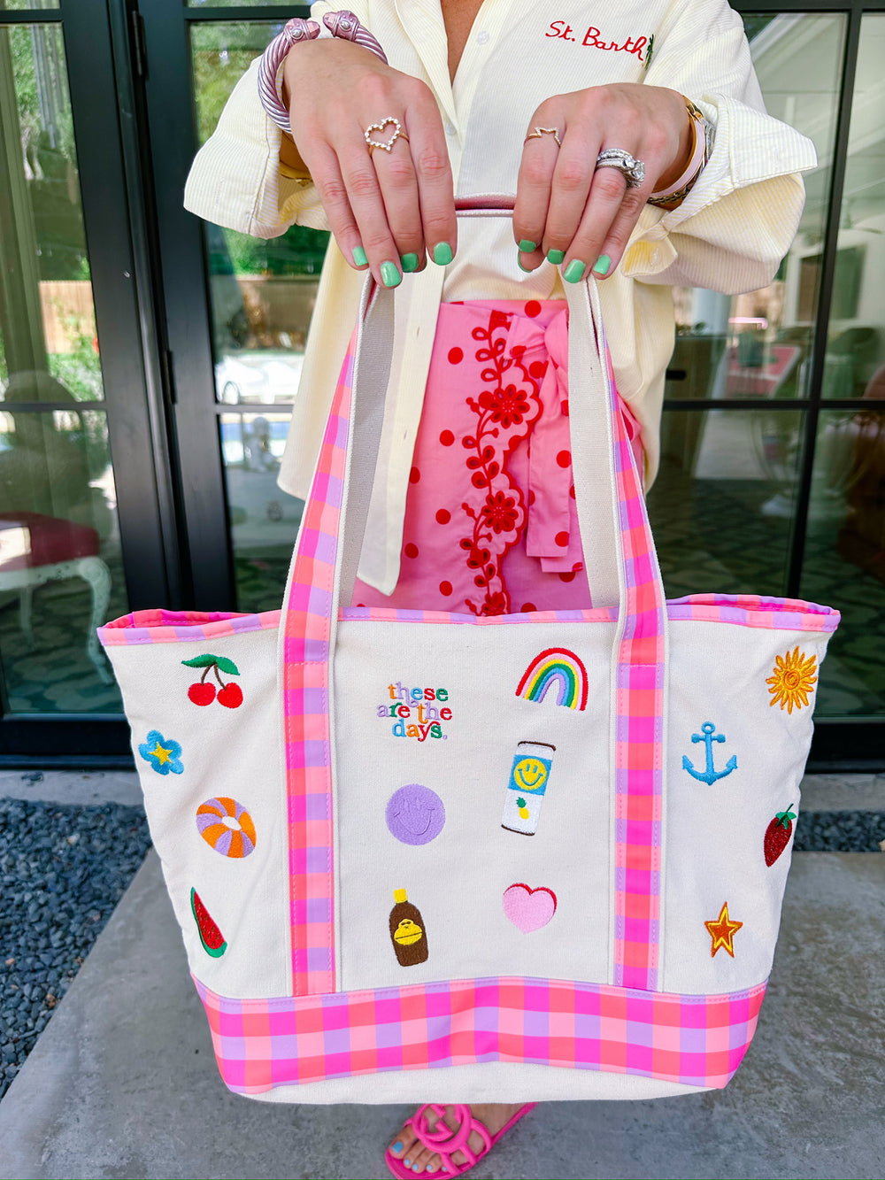 SUMMER DAYS LARGE TOTE