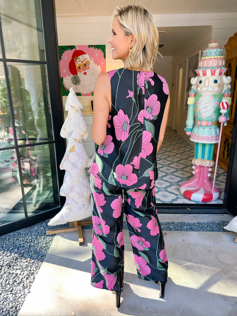 MOVE WITH PURPOSE POPPY PANT SET - BLACK