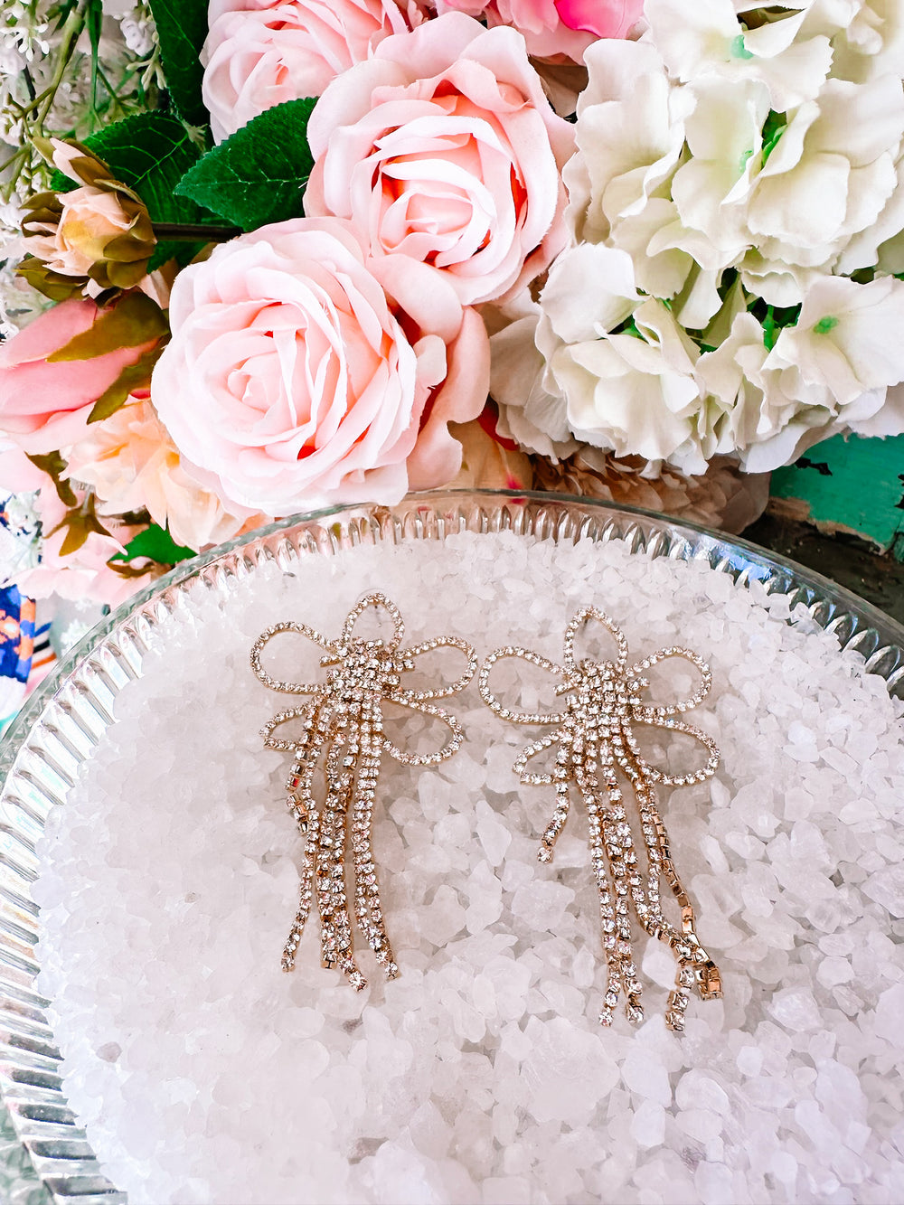 REAGAN FLORAL DROP EARRING