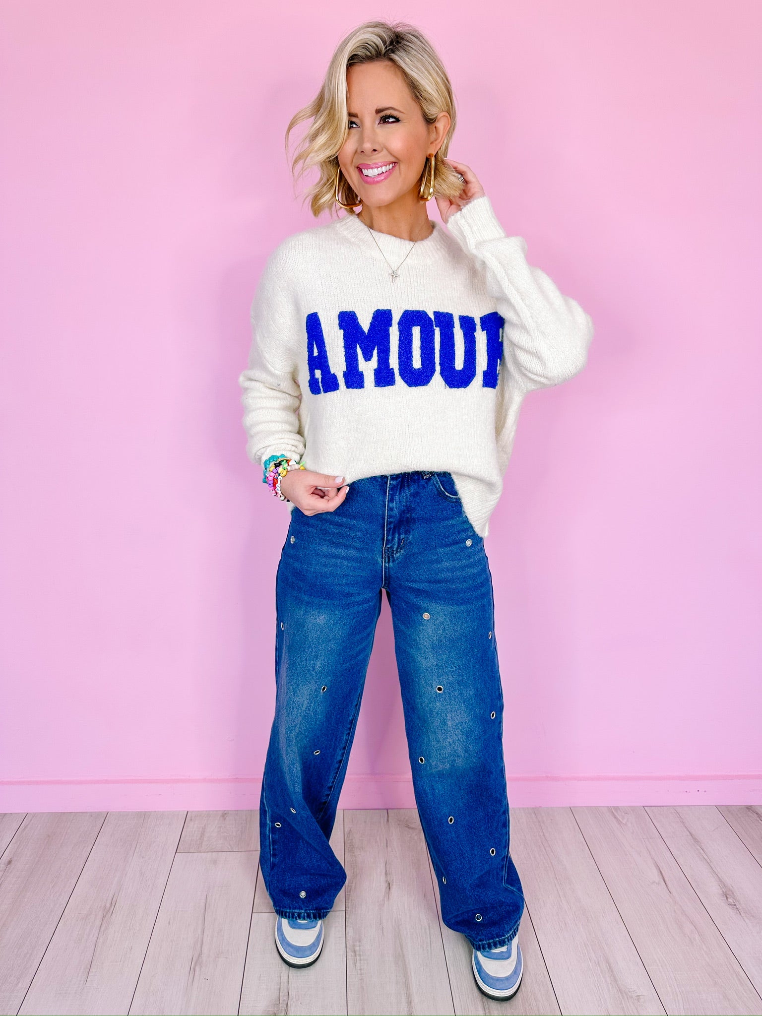 AMOUR SWEATER - CREAM