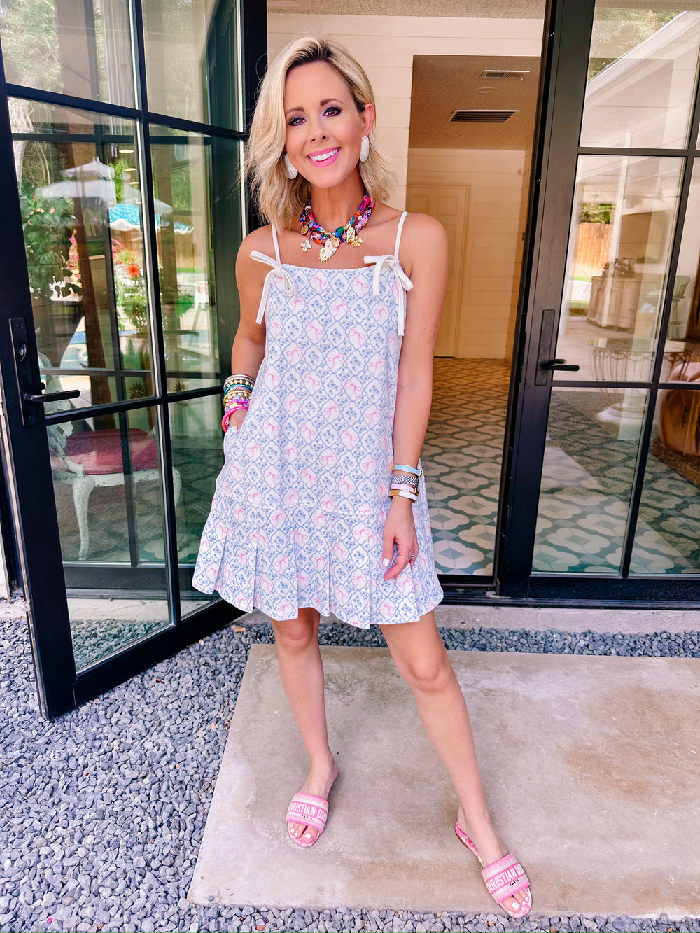 STELLA BLOOMING BOWS DRESS